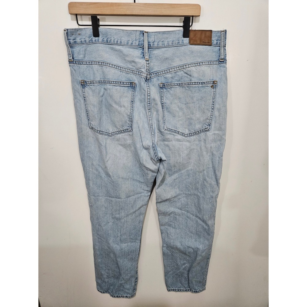 Madewell The Perfect Summer Jean 33 Light Wash High Rise Straight Leg Jeans - Picture 6 of 9